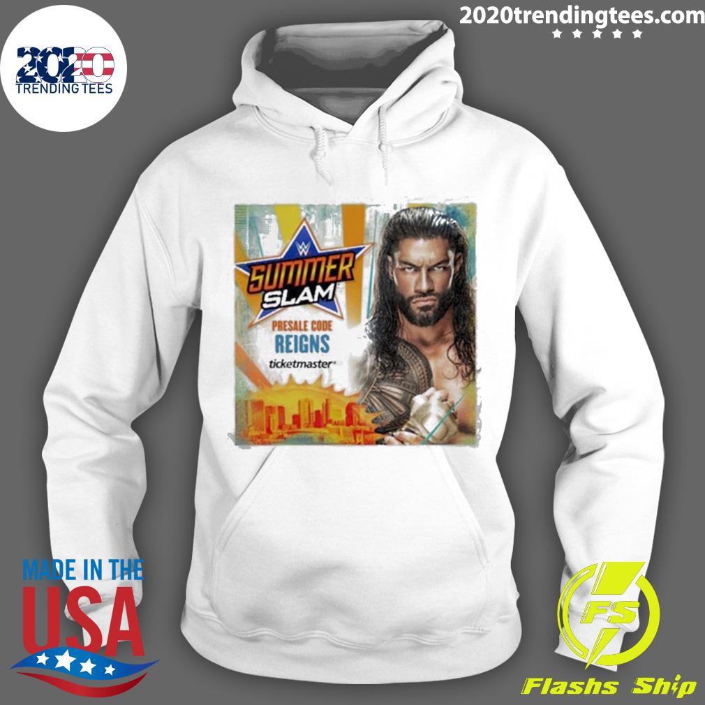 Official roman Reigns Summerslam 2022 Wwe - Adult & Kids T-Shirts, Sweatshirts & Hoodies apparel design preview 2