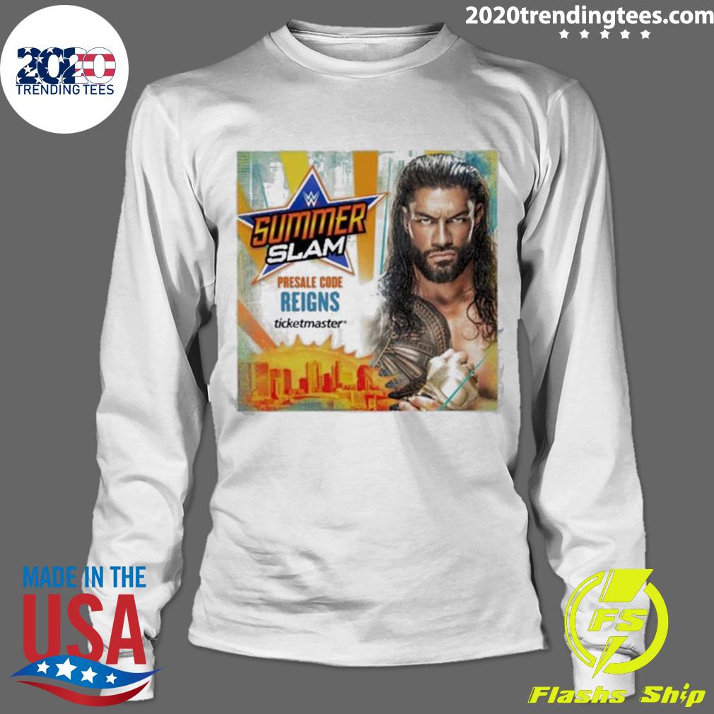 Official roman Reigns Summerslam 2022 Wwe - Adult & Kids T-Shirts, Sweatshirts & Hoodies apparel design preview 4