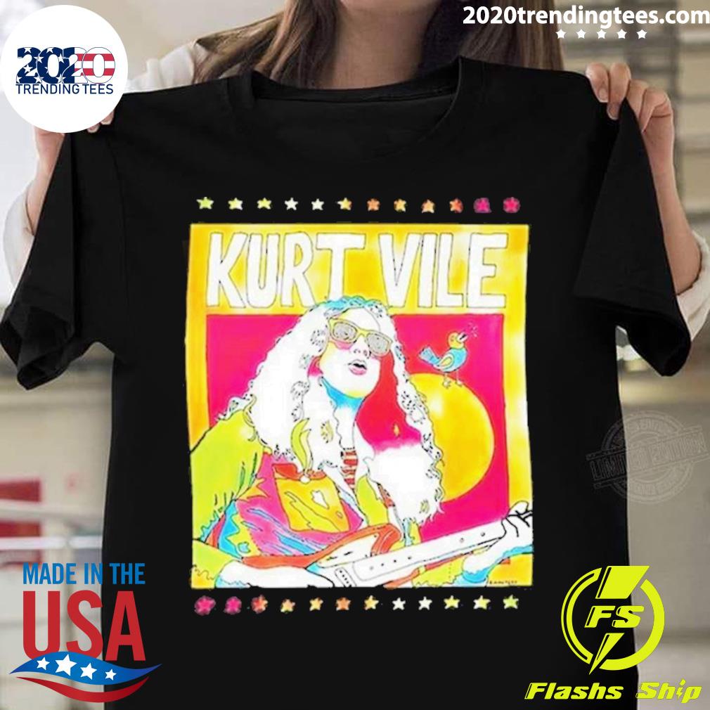 Official runner Ups Kurt Vile - Adult & Kids T-Shirts, Sweatshirts & Hoodies apparel design preview 1