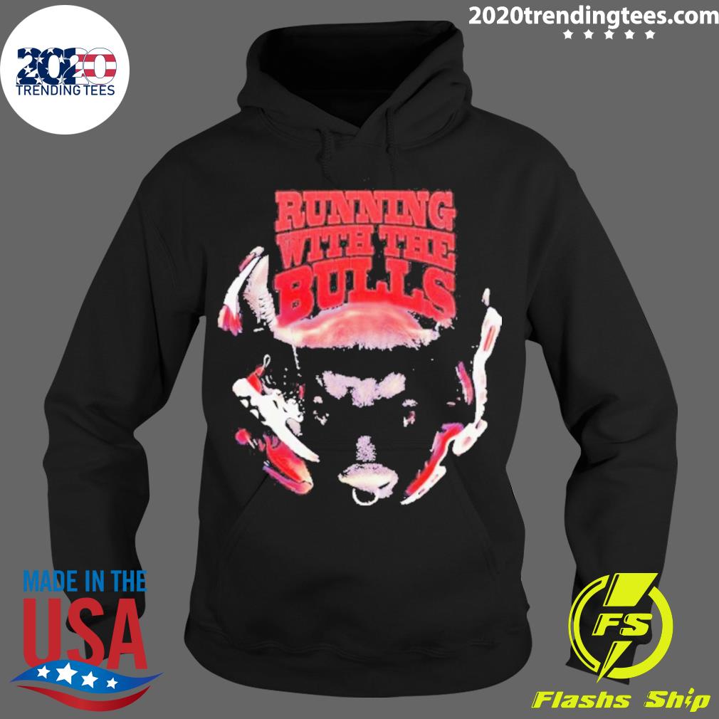 Official running With The Bulls - Adult & Kids T-Shirts, Sweatshirts & Hoodies apparel design preview 2