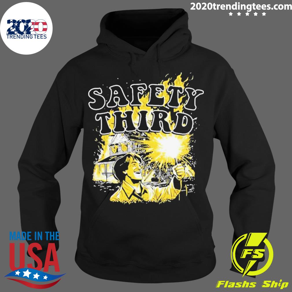 Official safety third fire - Adult & Kids T-Shirts, Sweatshirts & Hoodies apparel design preview 2