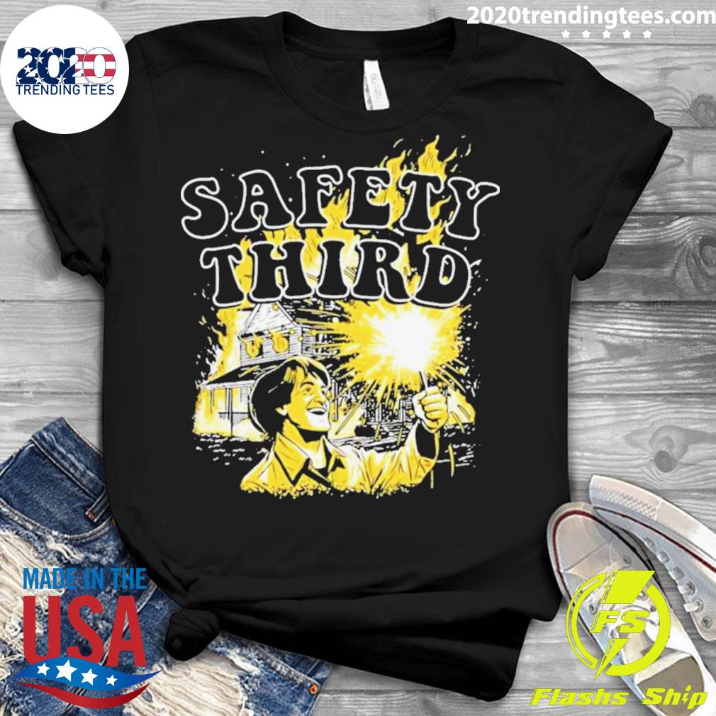 Official safety third fire - Adult & Kids T-Shirts, Sweatshirts & Hoodies apparel design preview 3