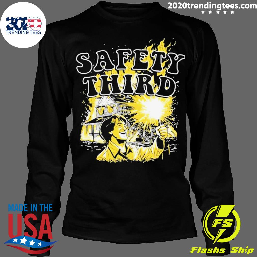 Official safety third fire - Adult & Kids T-Shirts, Sweatshirts & Hoodies apparel design preview 4
