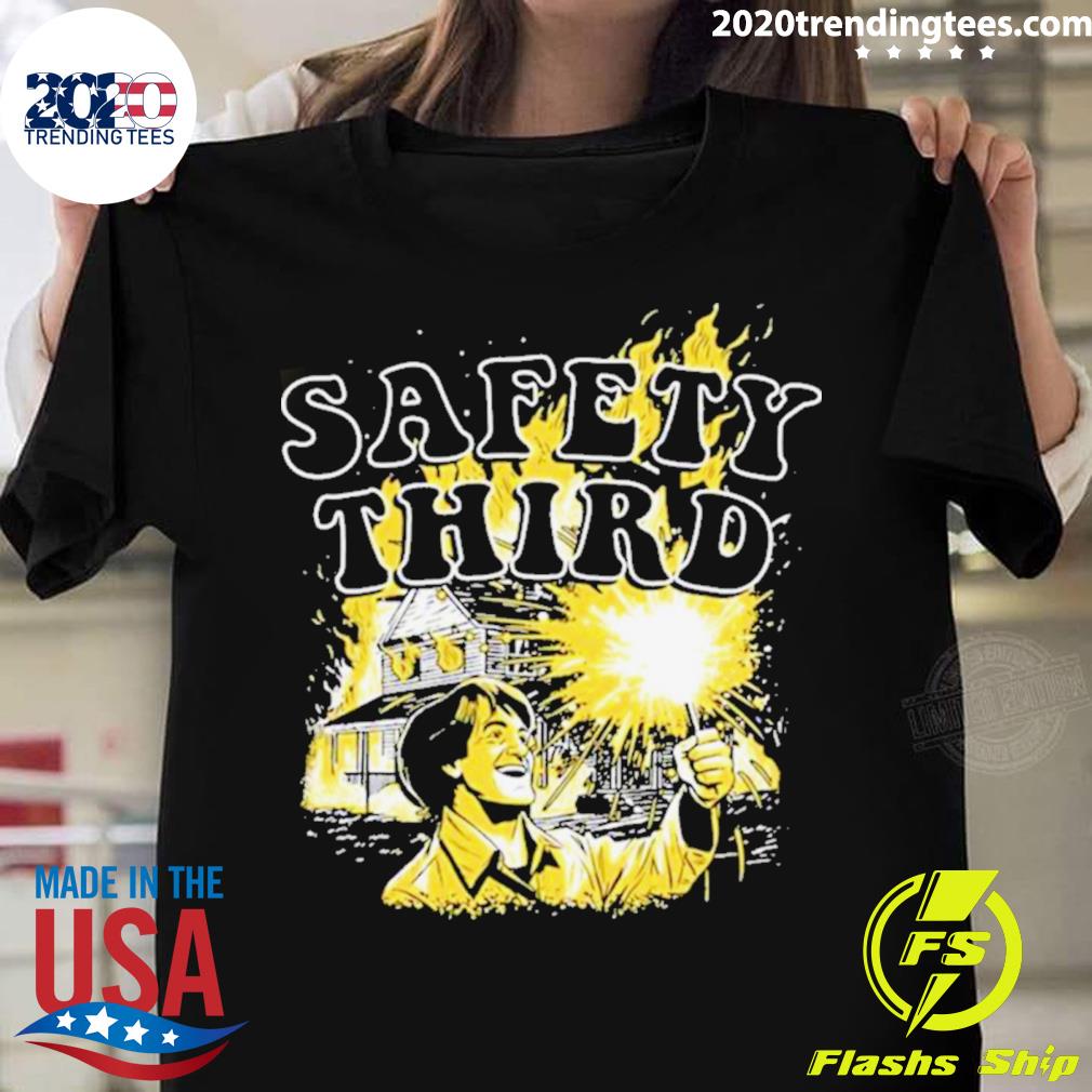 Official safety third fire - Adult & Kids T-Shirts, Sweatshirts & Hoodies apparel design preview 1