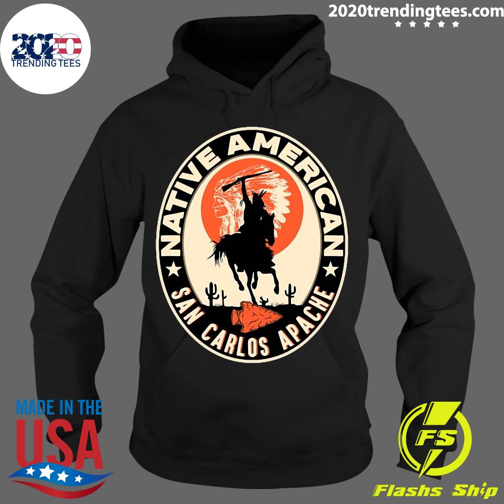 Official San Carlos Apache Strong Native American - Adult & Kids T-Shirts, Sweatshirts & Hoodies apparel design preview 2