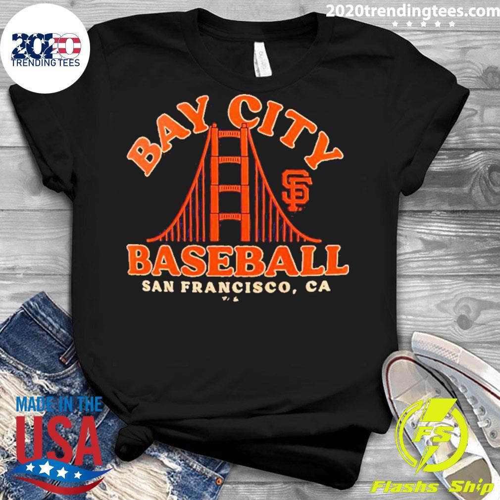 Official san Francisco Giants Bay City Baseball - Adult & Kids T-Shirts, Sweatshirts & Hoodies apparel design preview 3