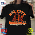 Official san Francisco Giants Bay City Baseball - Adult & Kids T-Shirts, Sweatshirts & Hoodies apparel design preview 1