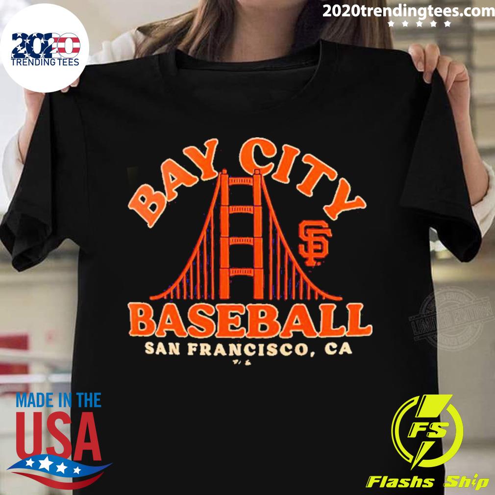 Official san Francisco Giants Bay City Baseball - Adult & Kids T-Shirts, Sweatshirts & Hoodies apparel design preview 1