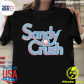 Official sandy Crush Baseball - Adult & Kids T-Shirts, Sweatshirts & Hoodies apparel design preview 1