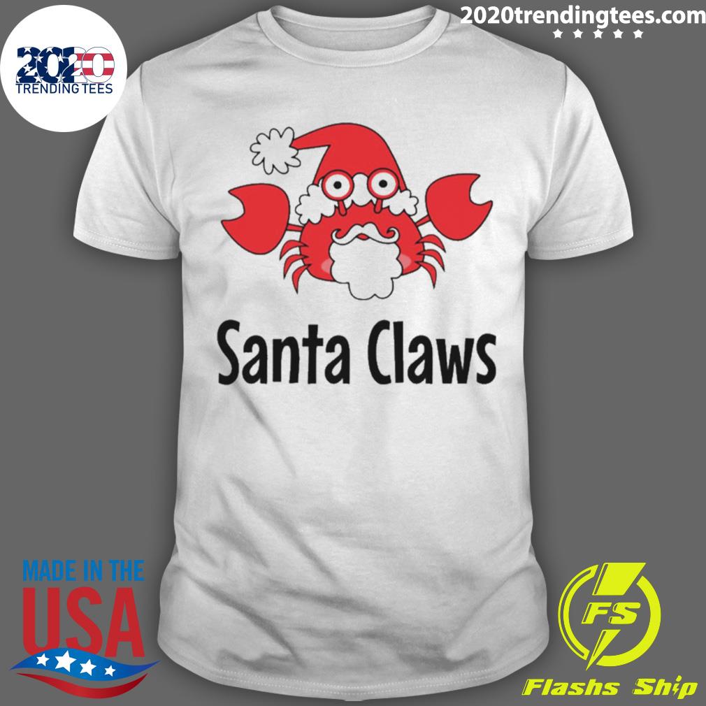 Official santa Claws Crab - Adult & Kids T-Shirts, Sweatshirts & Hoodies apparel design preview 1