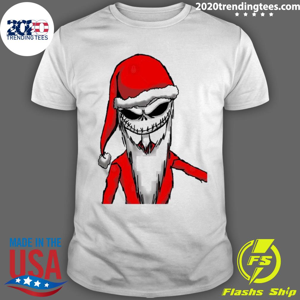 Official santa Jack Nightmare Before Christmas - Adult & Kids T-Shirts, Sweatshirts & Hoodies apparel design preview 1