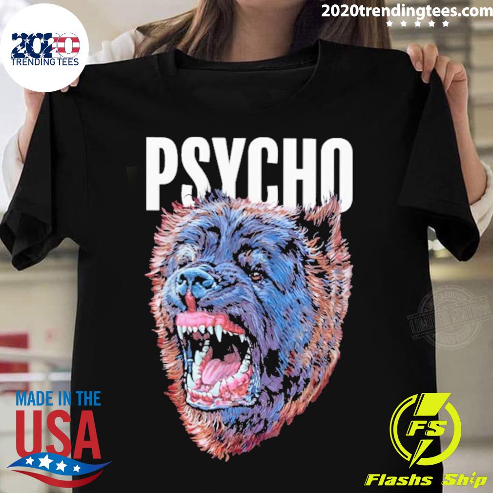 Official santan Psycho Bear - Adult & Kids T-Shirts, Sweatshirts & Hoodies apparel design preview 1
