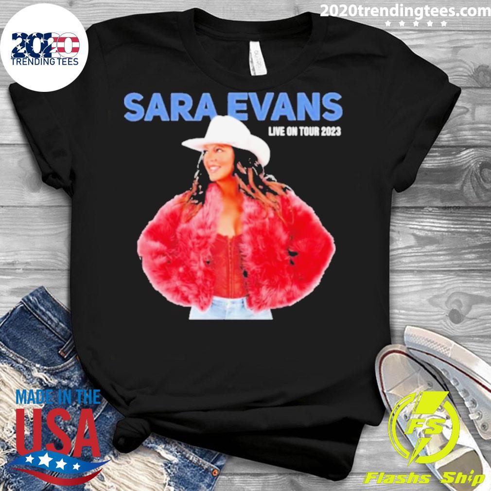 Official sara Evans Live On Tour 2023 - Adult & Kids T-Shirts, Sweatshirts & Hoodies apparel design preview 3
