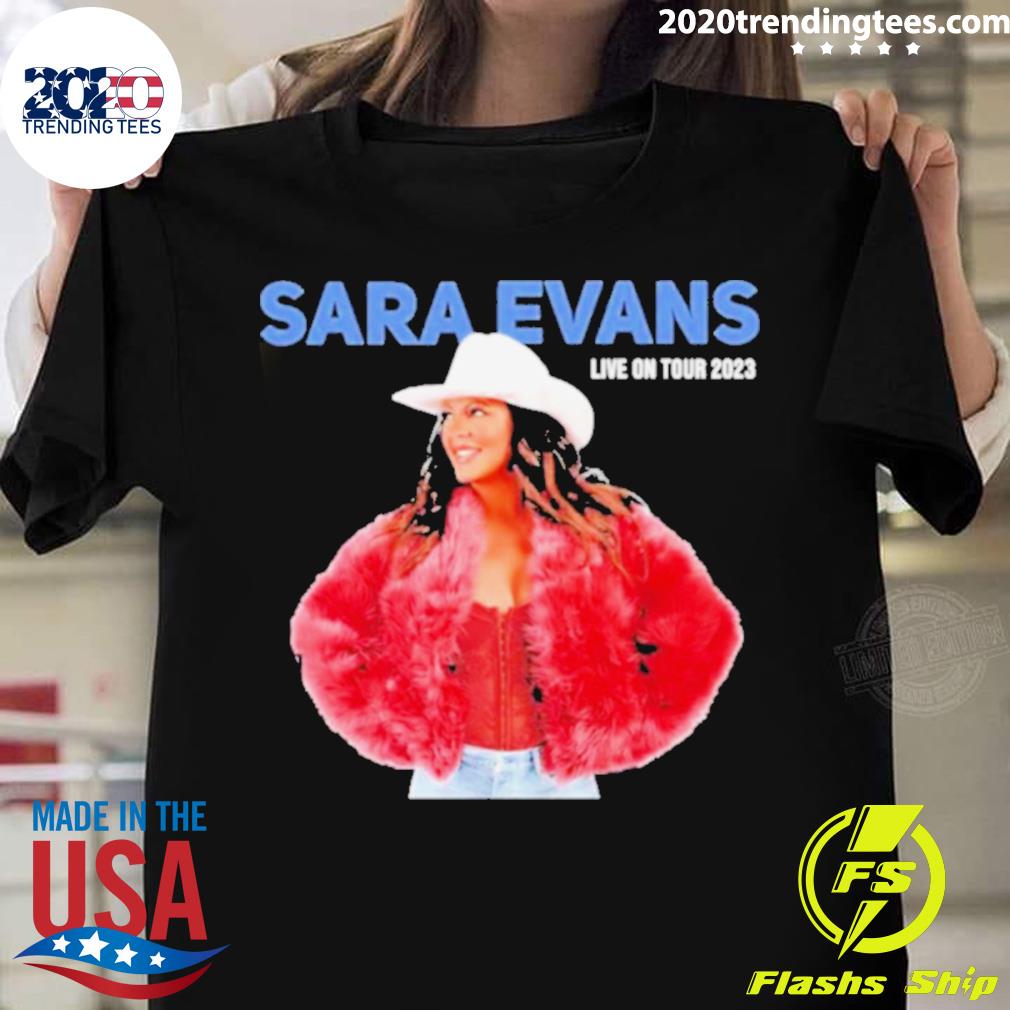 Official sara Evans Live On Tour 2023 - Adult & Kids T-Shirts, Sweatshirts & Hoodies apparel design preview 1