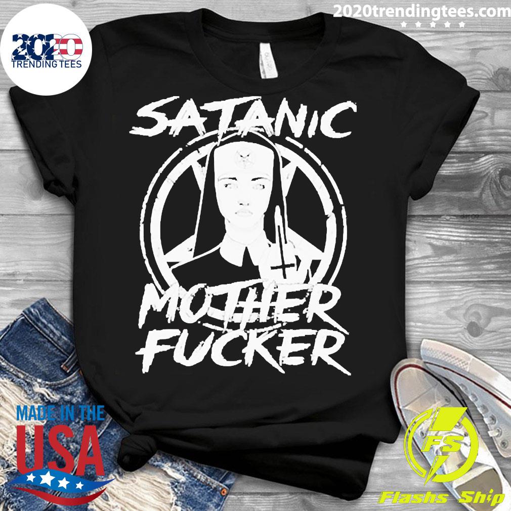 Official Satanic Mother Fucker - Adult & Kids T-Shirts, Sweatshirts & Hoodies apparel design preview 3