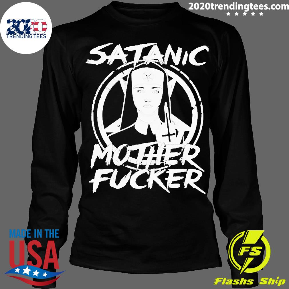 Official Satanic Mother Fucker - Adult & Kids T-Shirts, Sweatshirts & Hoodies apparel design preview 4