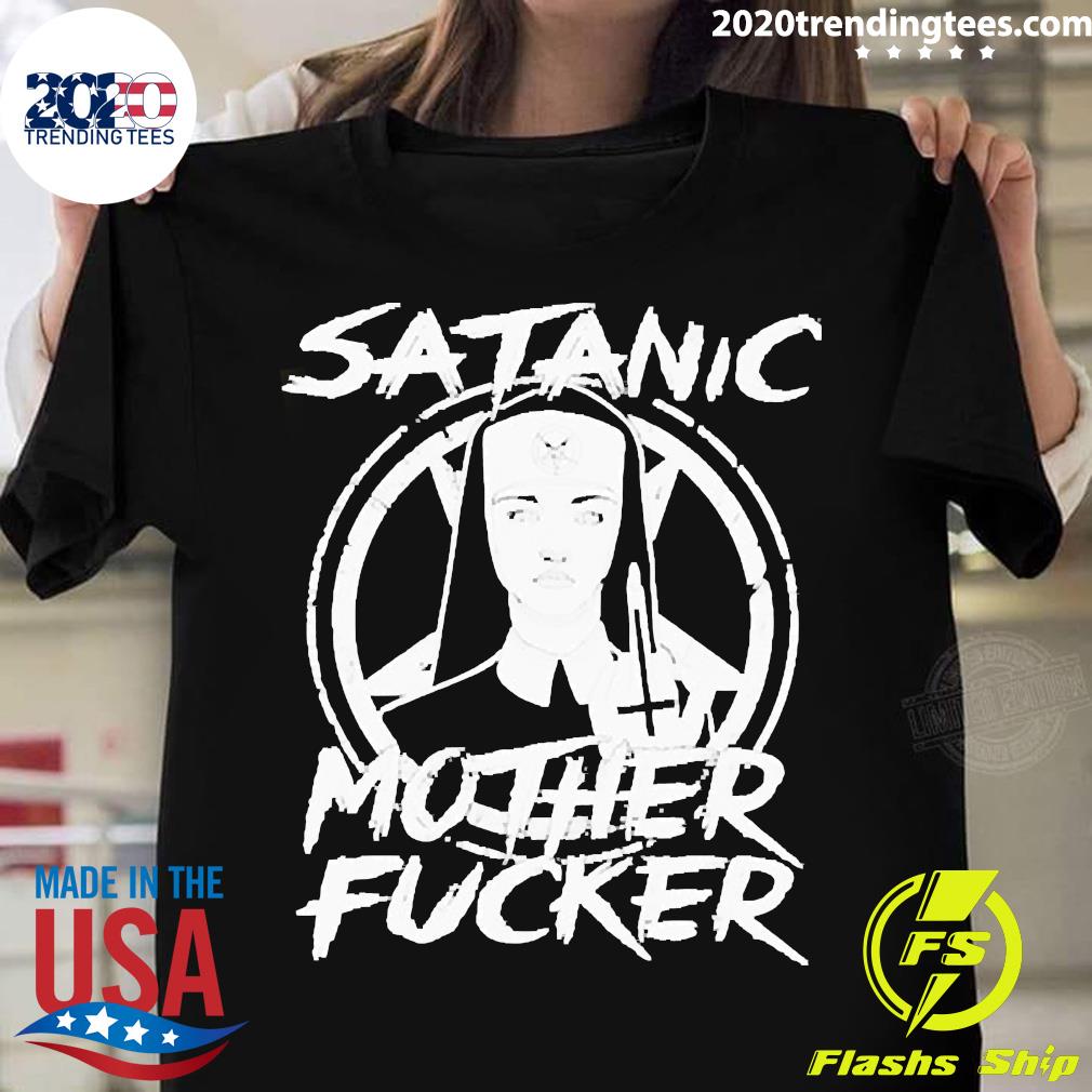 Official Satanic Mother Fucker - Adult & Kids T-Shirts, Sweatshirts & Hoodies apparel design preview 1