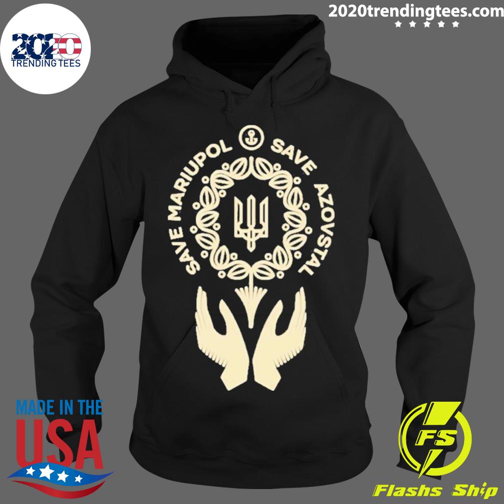 Official save Mariupol Azovstal - Adult & Kids T-Shirts, Sweatshirts & Hoodies apparel design preview 2