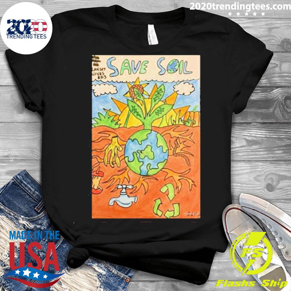 Official save Soil Orange - Adult & Kids T-Shirts, Sweatshirts & Hoodies apparel design preview 3