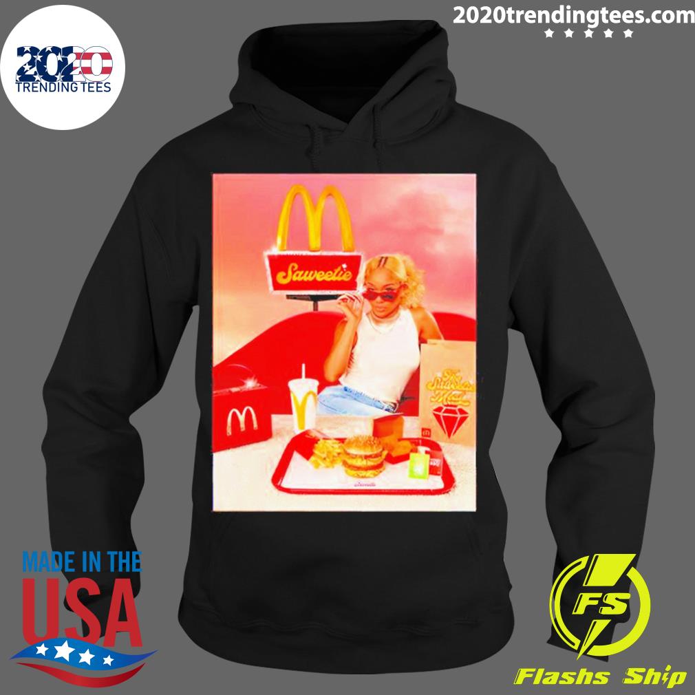 Official saweetie Mcdonalds - Adult & Kids T-Shirts, Sweatshirts & Hoodies apparel design preview 2
