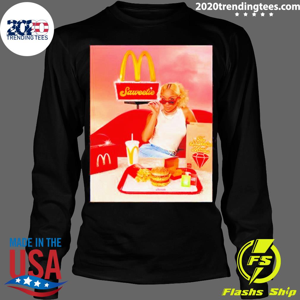Official saweetie Mcdonalds - Adult & Kids T-Shirts, Sweatshirts & Hoodies apparel design preview 4