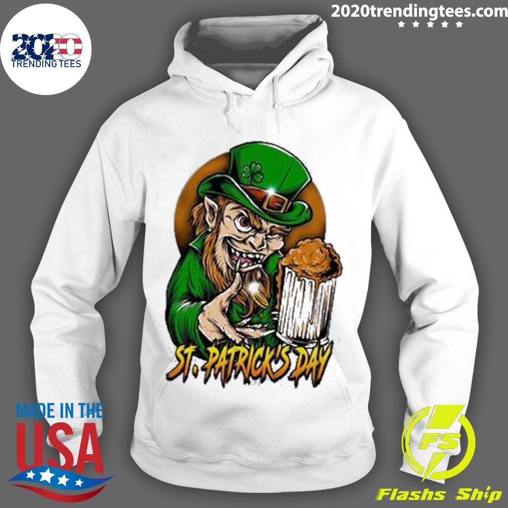 Official scary Leprechaun Horror Mens St Patricks Day - Adult & Kids T-Shirts, Sweatshirts & Hoodies apparel design preview 2