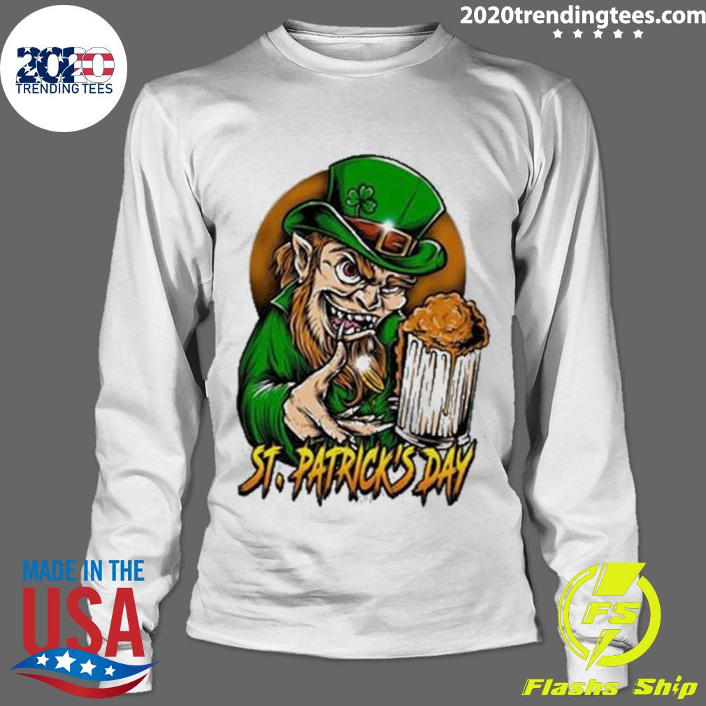Official scary Leprechaun Horror Mens St Patricks Day - Adult & Kids T-Shirts, Sweatshirts & Hoodies apparel design preview 4