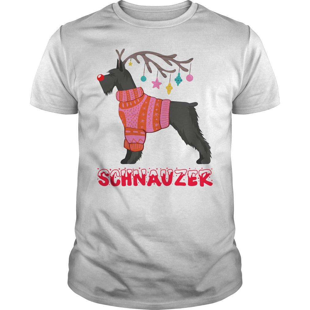 Official Schnauzer Noel - Adult & Kids T-Shirts, Sweatshirts & Hoodies apparel design preview 1