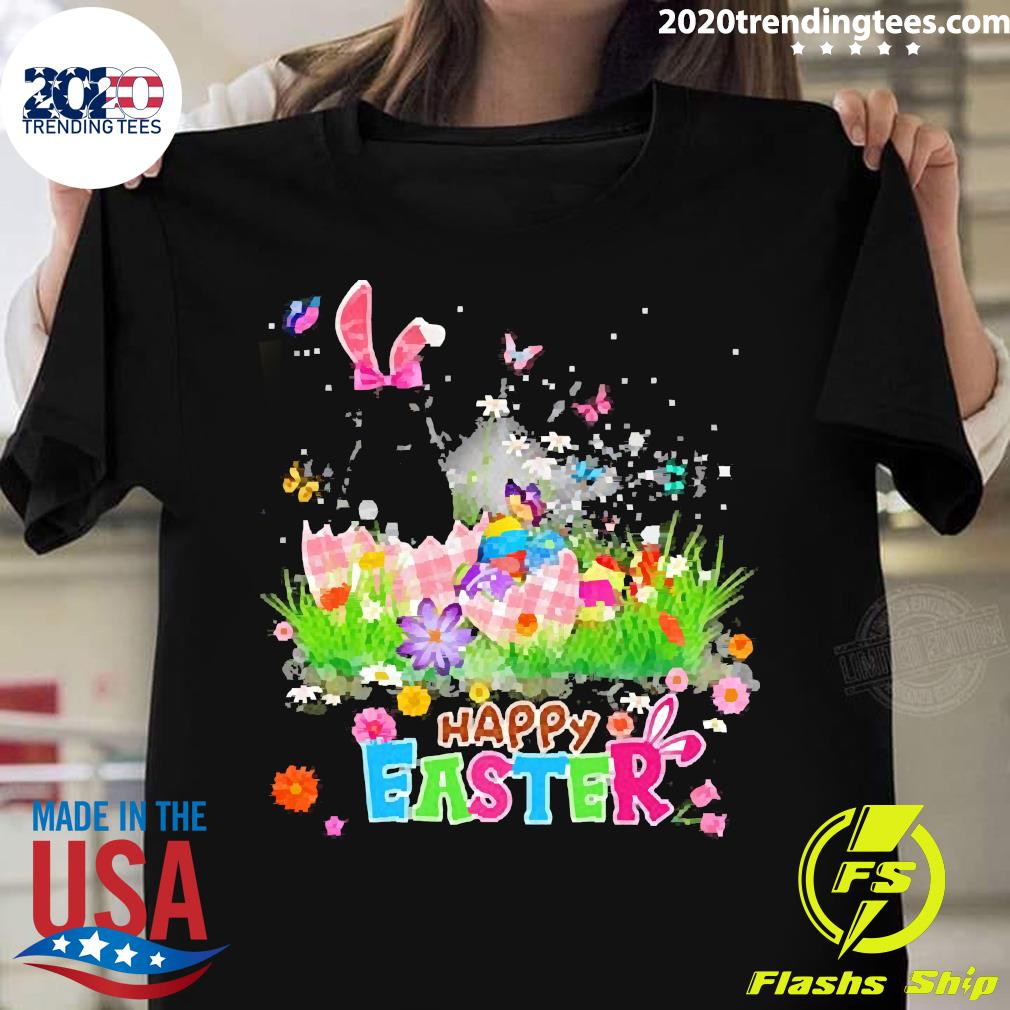 Official scottish Terrier Happy Easter - Adult & Kids T-Shirts, Sweatshirts & Hoodies apparel design preview 1