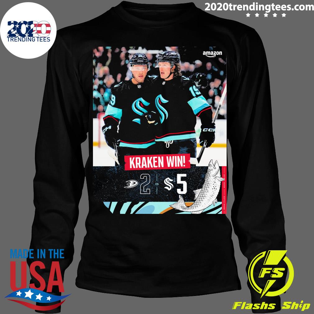 Official seattle Kraken Win - Adult & Kids T-Shirts, Sweatshirts & Hoodies apparel design preview 4