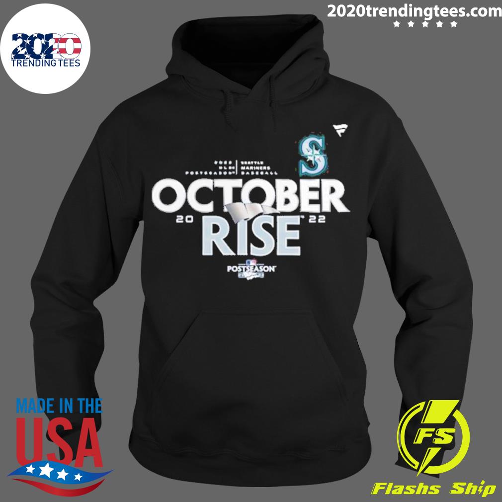 Official seattle Mariners 2022 Postseason Locker Room - Adult & Kids T-Shirts, Sweatshirts & Hoodies apparel design preview 2