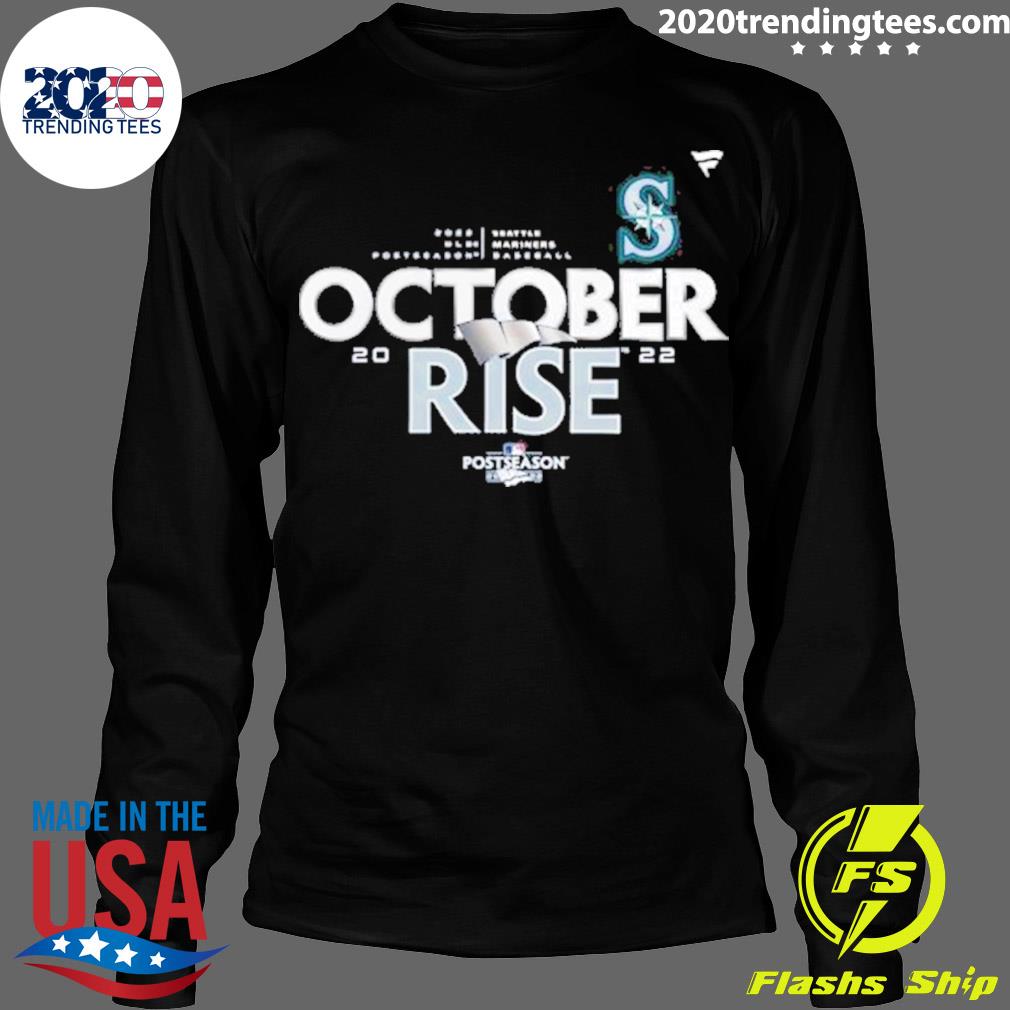 Official seattle Mariners 2022 Postseason Locker Room - Adult & Kids T-Shirts, Sweatshirts & Hoodies apparel design preview 4