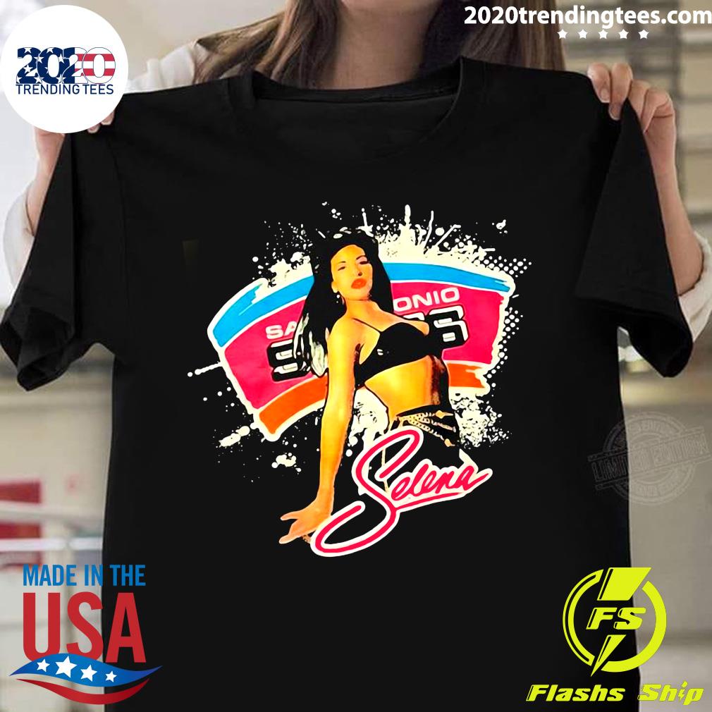 Official Selena Quintanilla Spurs - Adult & Kids T-Shirts, Sweatshirts & Hoodies apparel design preview 1