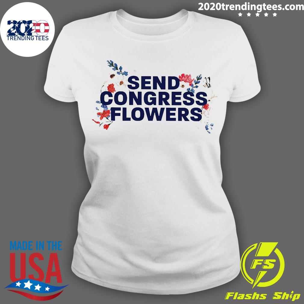 Official send Congress Flowers - Adult & Kids T-Shirts, Sweatshirts & Hoodies apparel design preview 3