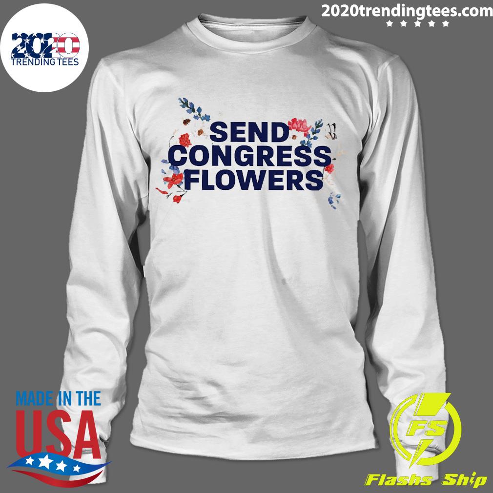 Official send Congress Flowers - Adult & Kids T-Shirts, Sweatshirts & Hoodies apparel design preview 4