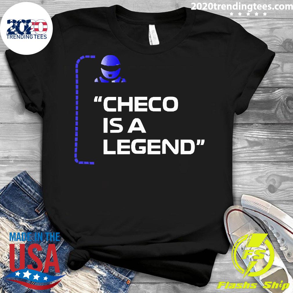 Official Sergio Perez Checo Is A Legend - Adult & Kids T-Shirts, Sweatshirts & Hoodies apparel design preview 3
