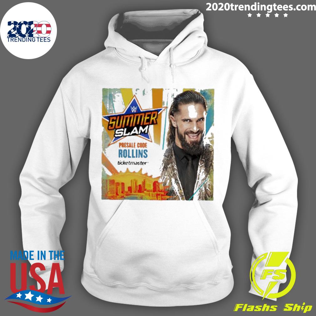 Official seth Rollins SummerSlam 2022 - Adult & Kids T-Shirts, Sweatshirts & Hoodies apparel design preview 2