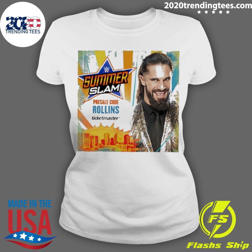 Official seth Rollins SummerSlam 2022 - Adult & Kids T-Shirts, Sweatshirts & Hoodies apparel design preview 3