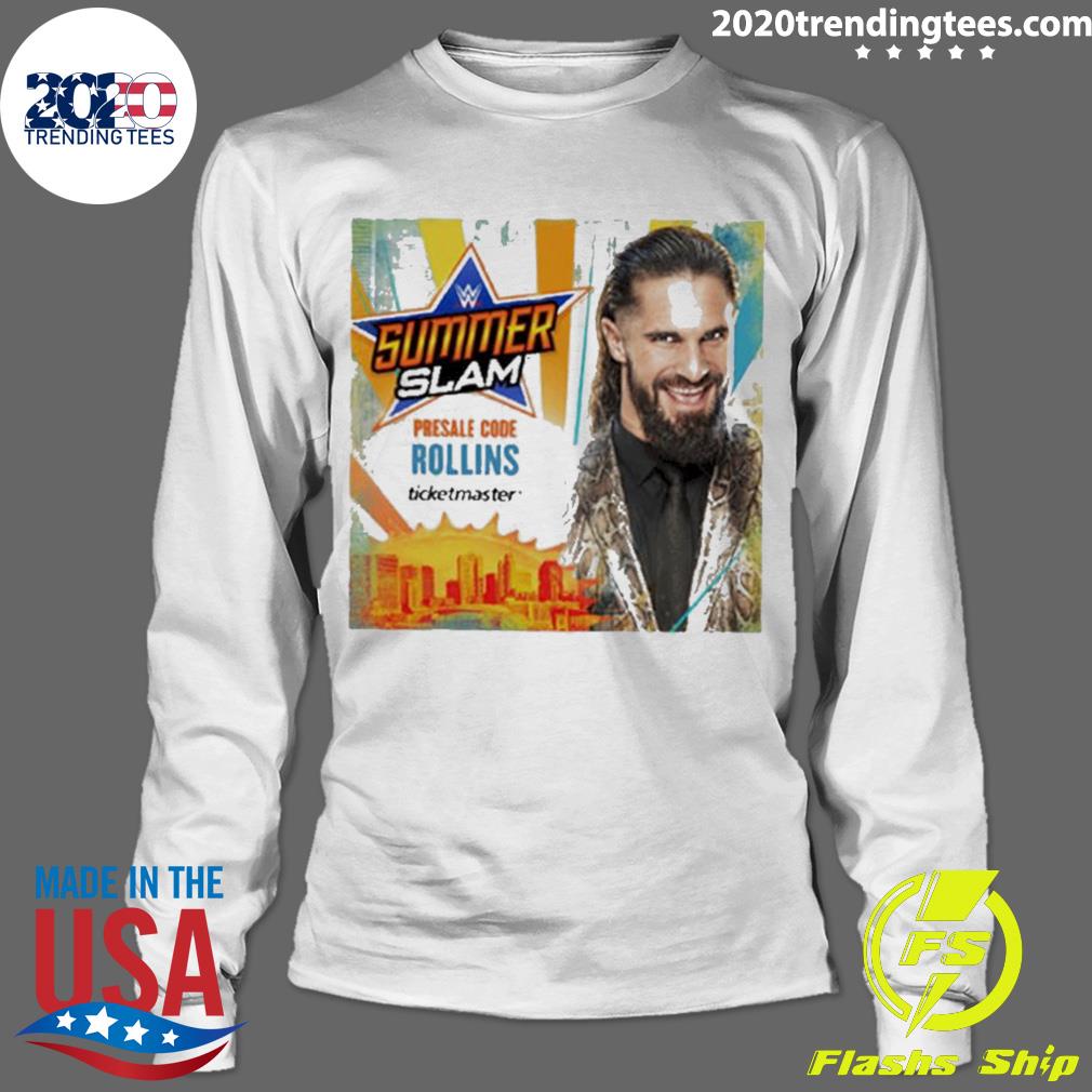 Official seth Rollins SummerSlam 2022 - Adult & Kids T-Shirts, Sweatshirts & Hoodies apparel design preview 4