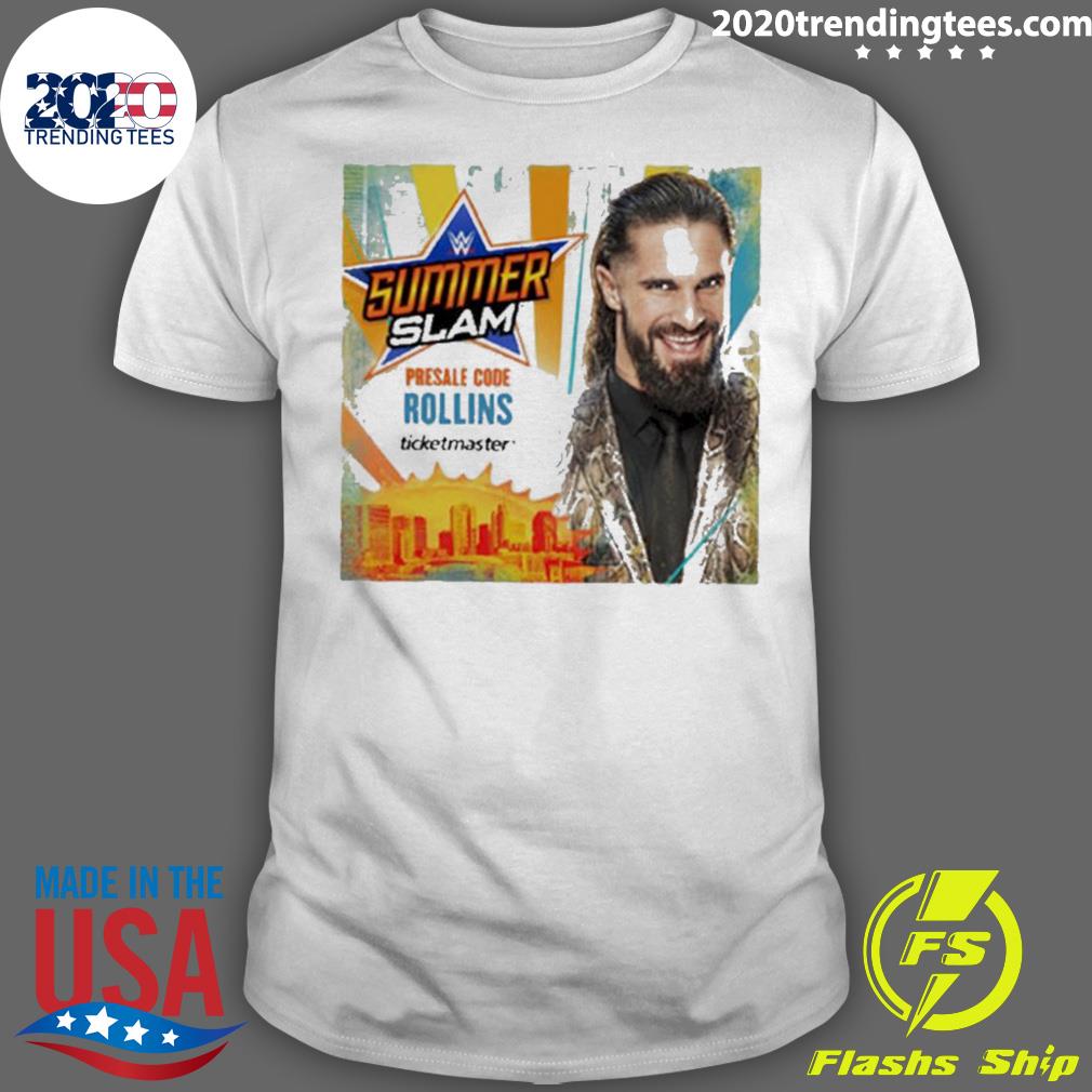 Official seth Rollins SummerSlam 2022 - Adult & Kids T-Shirts, Sweatshirts & Hoodies apparel design preview 1