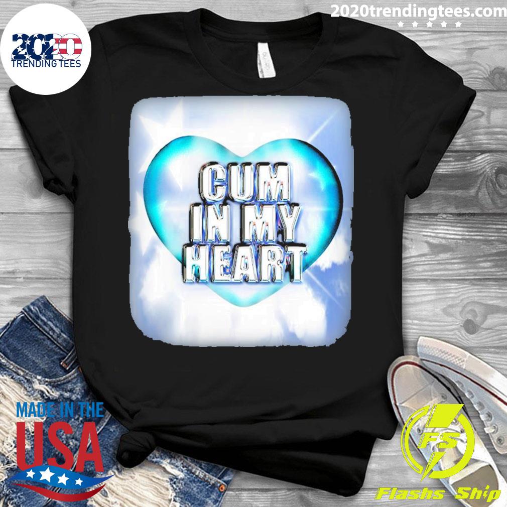 Official sexoenpublico Merch Cum In My Heart - Adult & Kids T-Shirts, Sweatshirts & Hoodies apparel design preview 3