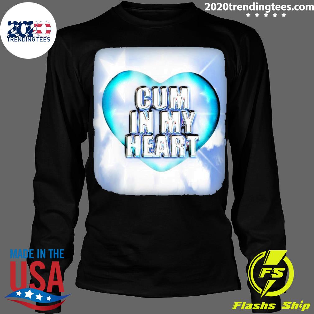 Official sexoenpublico Merch Cum In My Heart - Adult & Kids T-Shirts, Sweatshirts & Hoodies apparel design preview 4