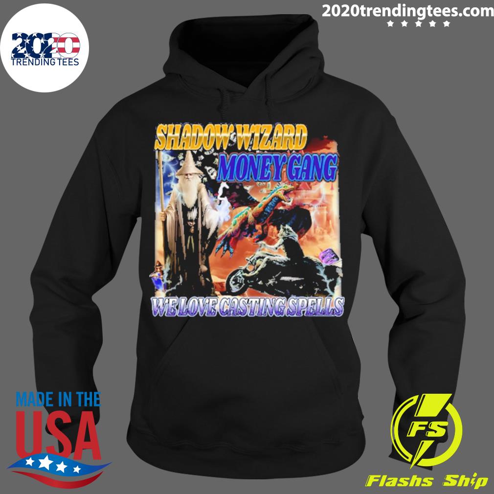 Official shadow Wizard Money Gang We Love Casting - Adult & Kids T-Shirts, Sweatshirts & Hoodies apparel design preview 2