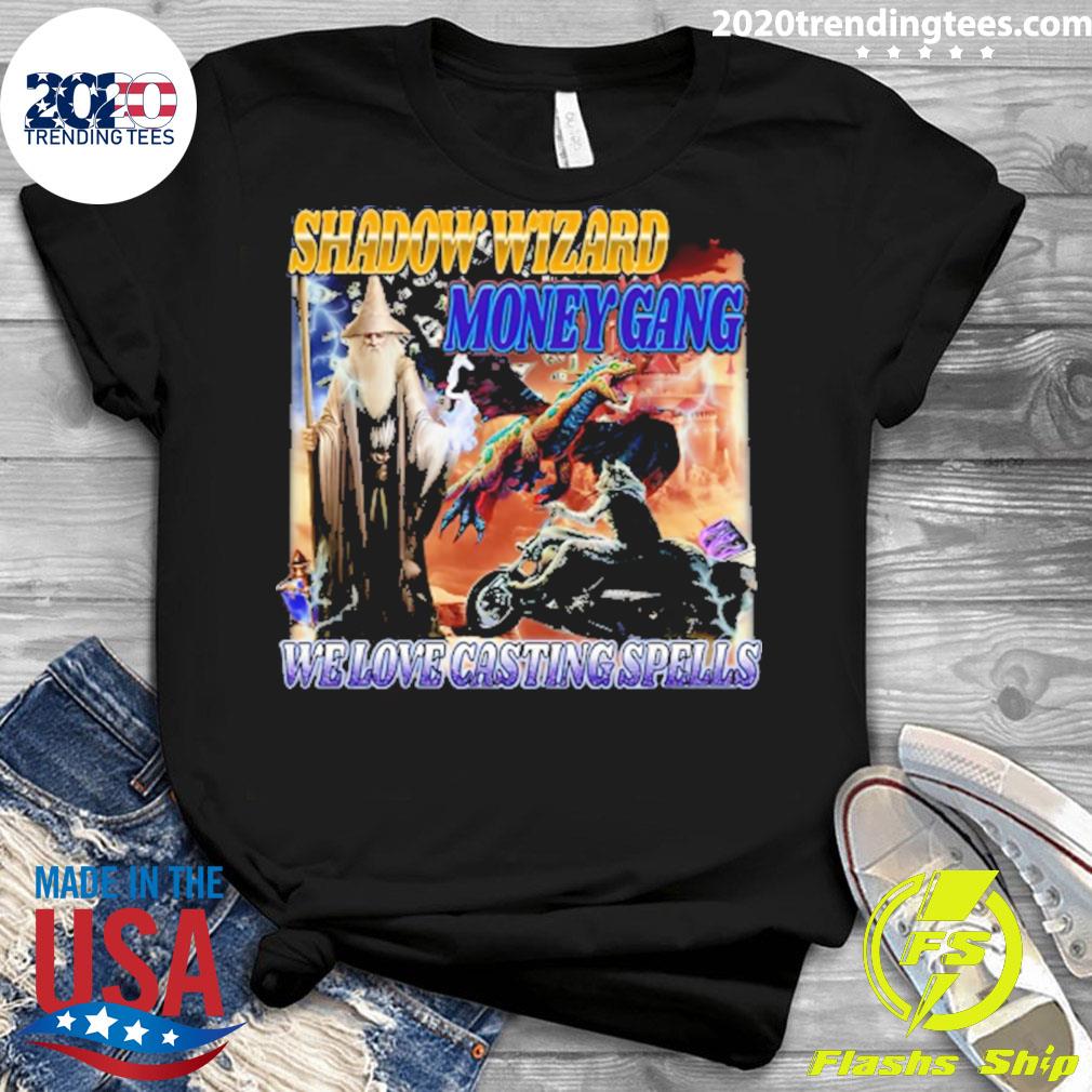 Official shadow Wizard Money Gang We Love Casting - Adult & Kids T-Shirts, Sweatshirts & Hoodies apparel design preview 3