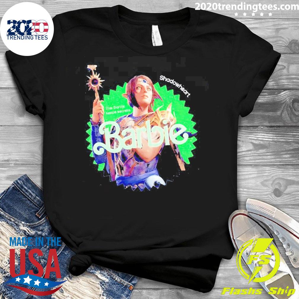 Official shadowheart Barbie Baldur's Gate 3 - Adult & Kids T-Shirts, Sweatshirts & Hoodies apparel design preview 3