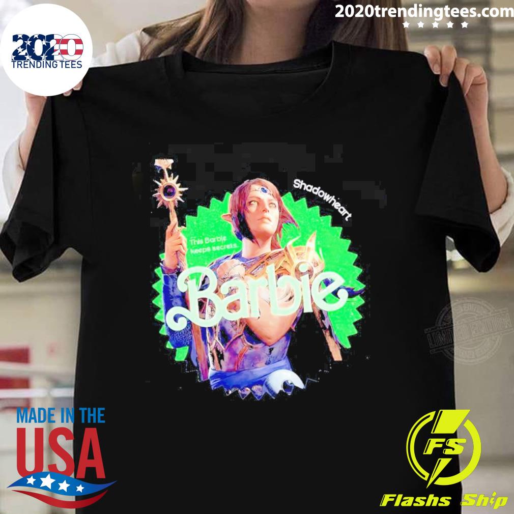 Official shadowheart Barbie Baldur's Gate 3 - Adult & Kids T-Shirts, Sweatshirts & Hoodies apparel design preview 1