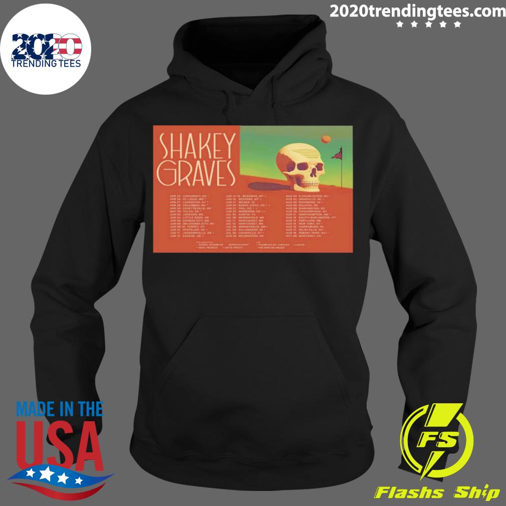 Official shakey Graves Tour Poster - Adult & Kids T-Shirts, Sweatshirts & Hoodies apparel design preview 2