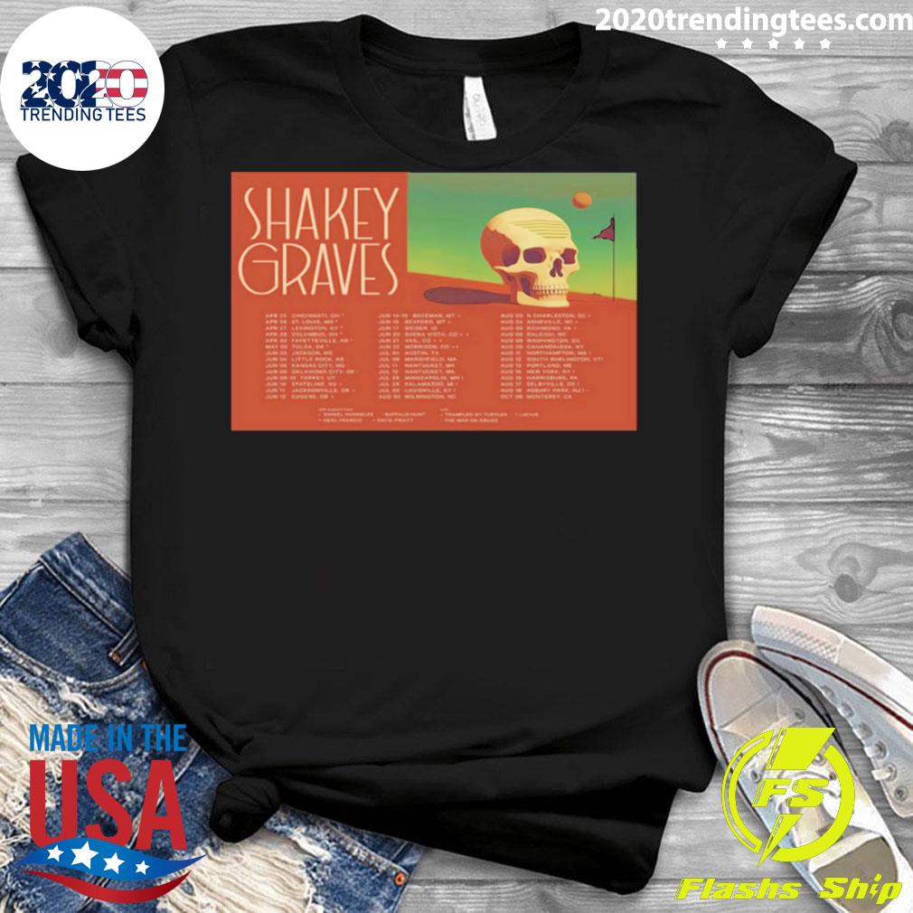 Official shakey Graves Tour Poster - Adult & Kids T-Shirts, Sweatshirts & Hoodies apparel design preview 3
