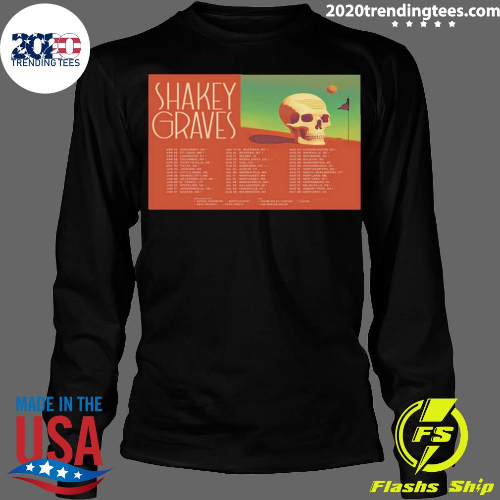 Official shakey Graves Tour Poster - Adult & Kids T-Shirts, Sweatshirts & Hoodies apparel design preview 4