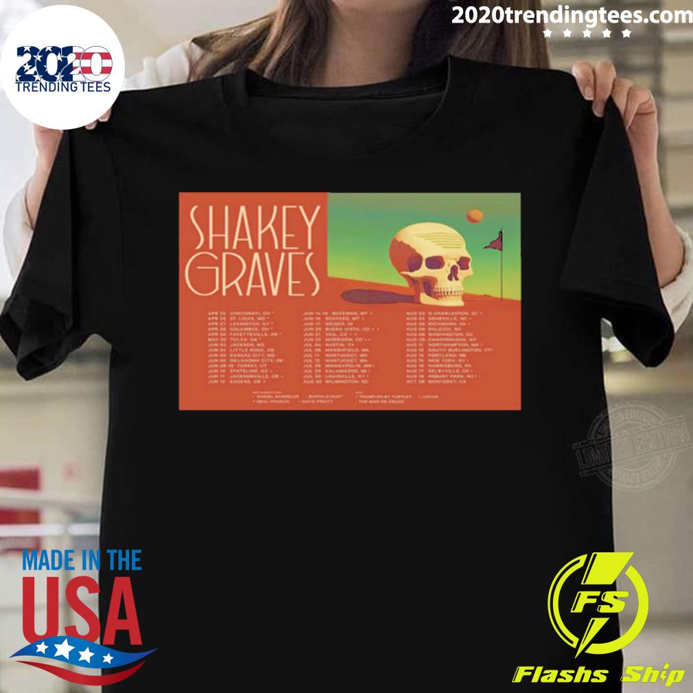 Official shakey Graves Tour Poster - Adult & Kids T-Shirts, Sweatshirts & Hoodies apparel design preview 1